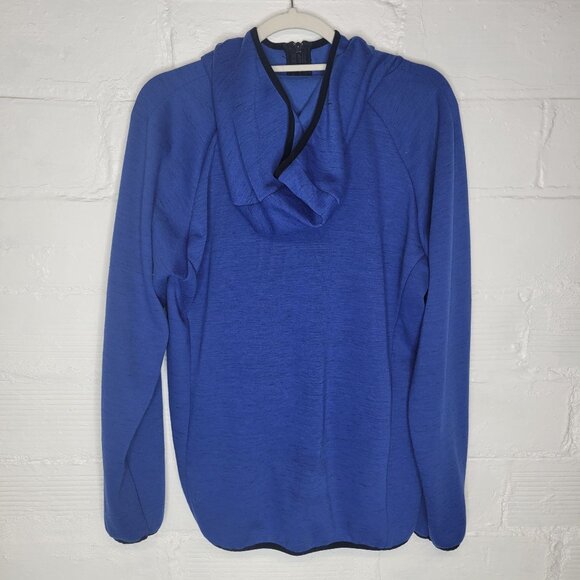 Eddie Bauer Men's Medium Full Zip Hoodie Sweatshirt Blue - Picture 2 of 5